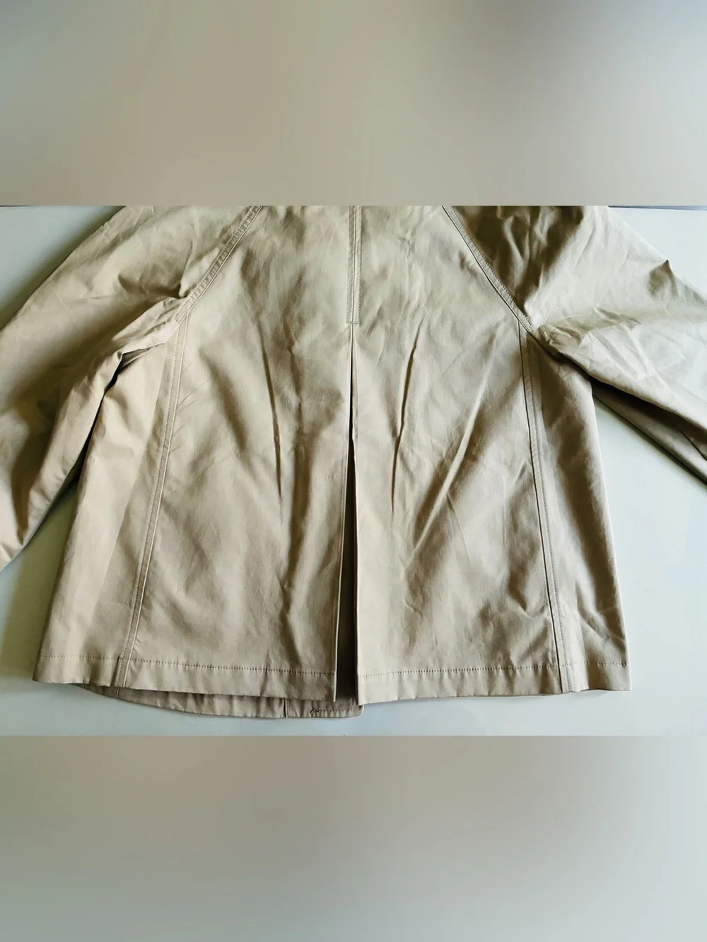 J. Crew Factory. Women's Khaki Button-Front Trench Jacket.S.NWT.